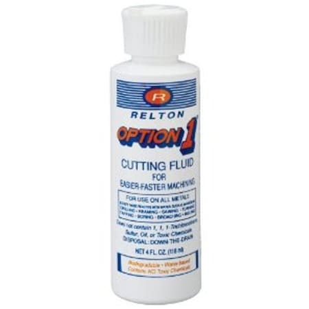 Relton Option 1 Metal Cutting and Drilling Fluid, 4 oz. 04Z-OP